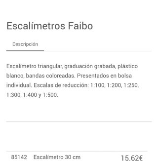 Escalímetro Faibo Staedler