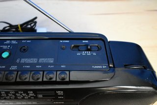 Radio Cassette Sanyo M-W719K Años 80