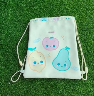 Mochila infantil con estampado de frutas