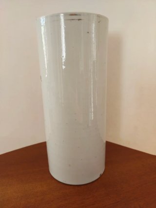 Cinese Antico vaso porta pennelli decorato