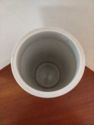 Cinese Antico vaso porta pennelli decorato