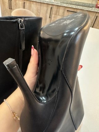 Botas Mango Talla 40 Negras