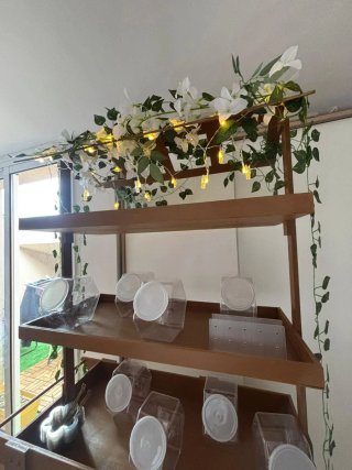 Carrito vintage decorado ideal para eventos