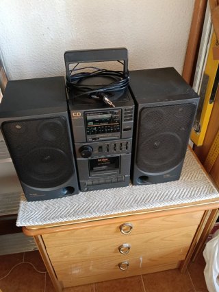 Centro musical Solac CD y Cassette