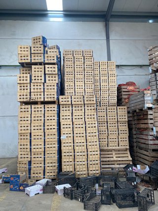 Palets, Cajas de Madera, Cajas de plástico