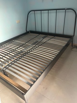 Cama IKEA KOPARDAL 160x200 Metal Gris