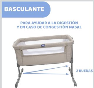 Cuna colecho ChiccoNext2Me Essential Sin estrenar.