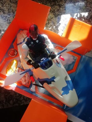 Action Man Redwolf con Kayak Original Hasbro