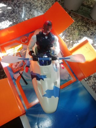 Action Man Redwolf con Kayak Original Hasbro