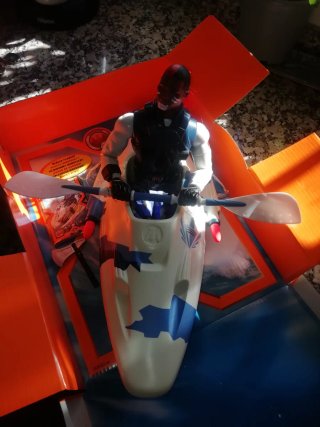 Action Man Redwolf con Kayak Original Hasbro