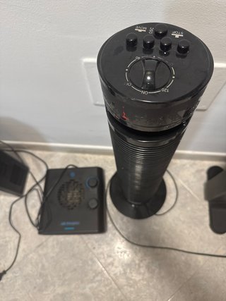 Lote electrodomésticos: calefactor, torre, purific