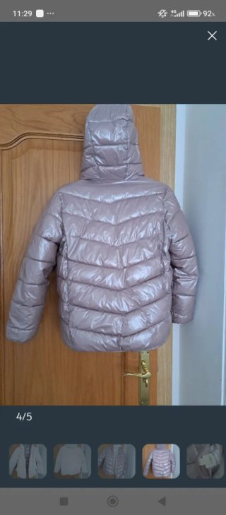 Abrigo reversible niña