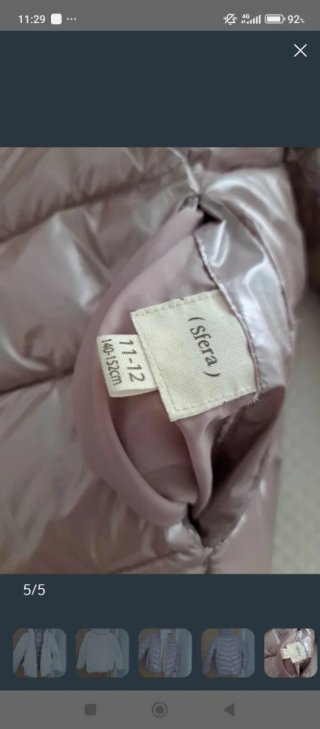 Abrigo reversible niña