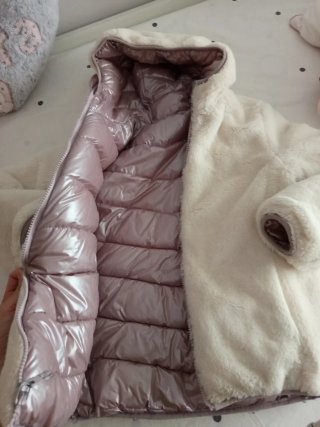Abrigo reversible niña