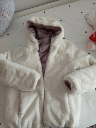 Abrigo reversible niña