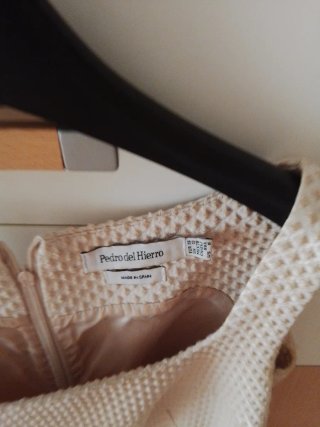 Vestido Pedro del Hierro Beige Talla 38
