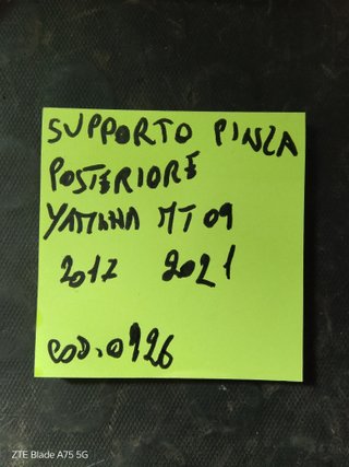 Supporto Pinza Freno Posteriore Yamaha MT-09