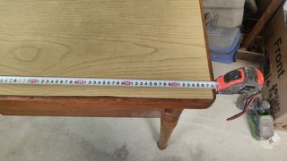 Mesa de cocina de madera hecha por ebanista