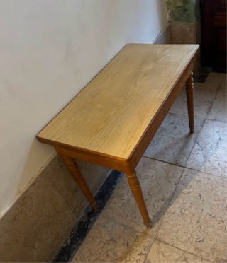 Mesa de cocina de madera hecha por ebanista