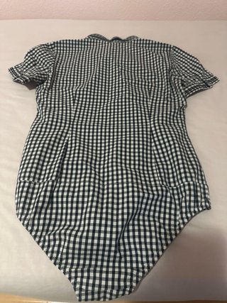 Body cuadros vichy camisero entallado T.38