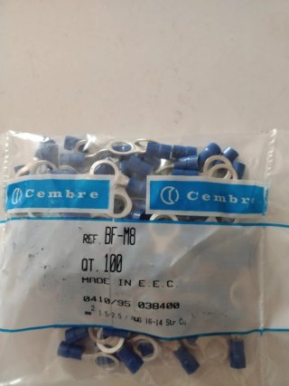 Lotto 200 Capicorda ad Occhiello Cembre (M6, M8)