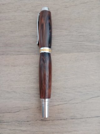 Bolígrafo Rollerball Madera Noble Artesanal