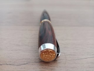 Bolígrafo Rollerball Madera Noble Artesanal
