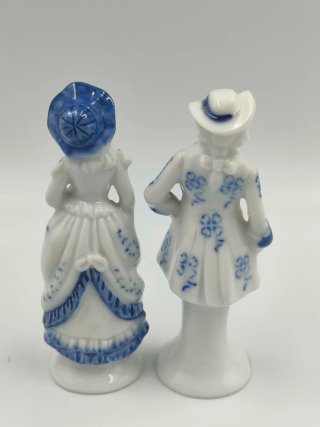 Pareja Figuras Porcelana EIHO Japonesa