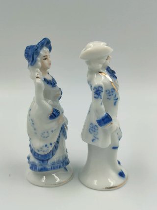 Pareja Figuras Porcelana EIHO Japonesa