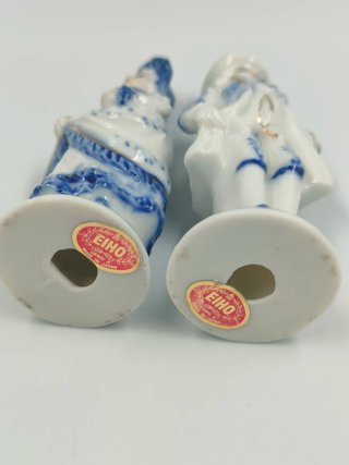Pareja Figuras Porcelana EIHO Japonesa
