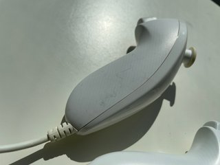 x2 Nintendo Wii Nunchuk Originale Controller Bianc