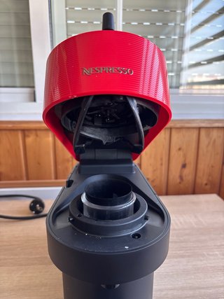 Cafetera Nespresso Krups Roja