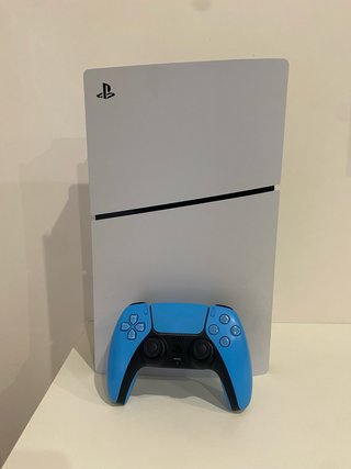 PS5 Slim 1TB lector + DualSense azul gamming