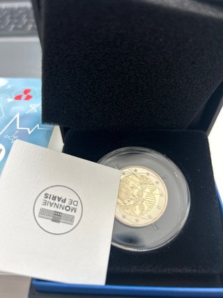 Moneda Francia 2€ Medicos Proof 2023