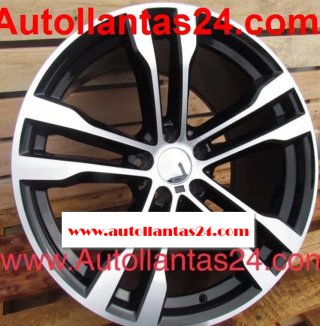 Kit 4 llantas para bmw x5 x6 burkina black r409352