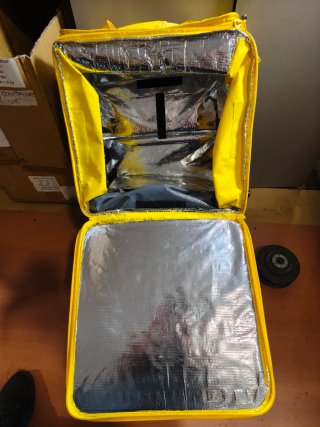 Mochila Glovo Amarilla CZ232