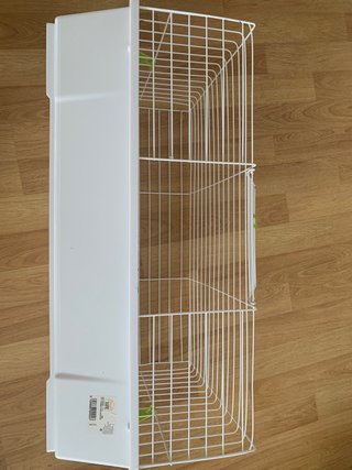 Jaula para conejo o cobayas blanca