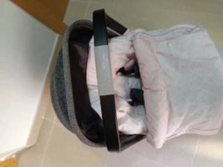 Saco Maxi Cosi Rosa y Blanco