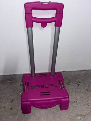 Carro escolar Gabol rosa fucsia