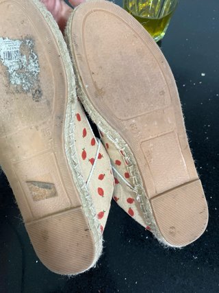 Alpargatas niña fresas