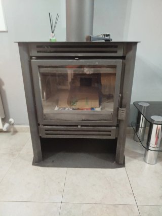 Estufa irlanda (Brompi) de leña con ventiladores