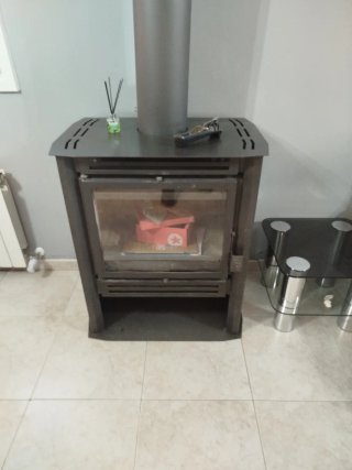 Estufa irlanda (Brompi) de leña con ventiladores