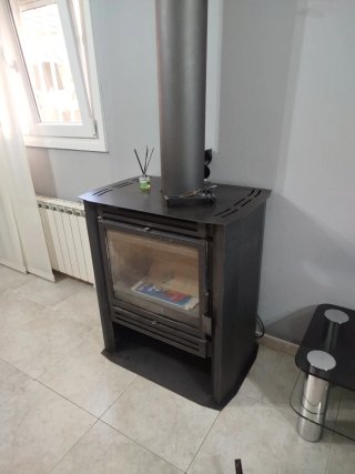 Estufa irlanda (Brompi) de leña con ventiladores