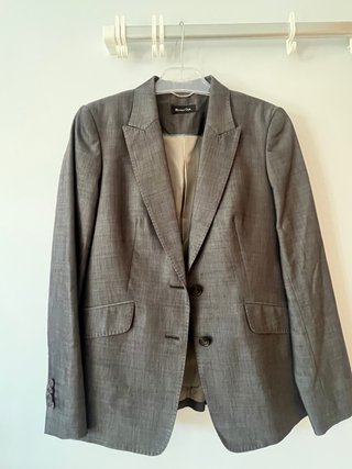 Blazer Massimo Dutti Gris
