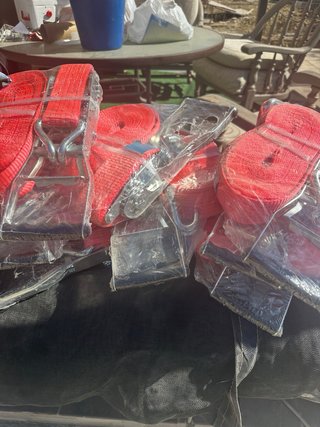 Eslinga/cinta de amarre roja