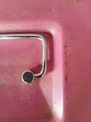 Caja Fuerte Metálica Rosa con Cerradura