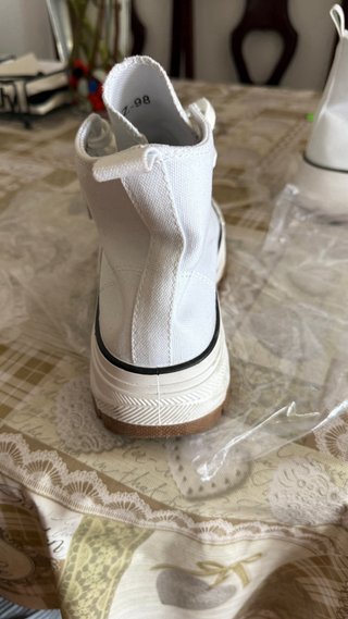 Zapatillas botín blancas