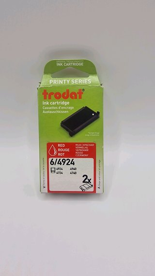 Trodat 6/4924 Cartucho Tinta Roja (2 uds)