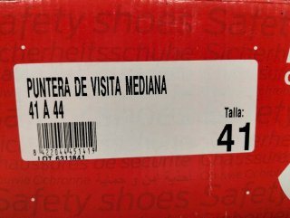 Puntera de Seguridad Panter Visita 41-44