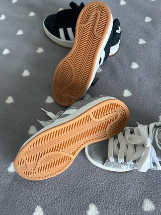 Zapatillas Adidas Campus Negras y Grises,